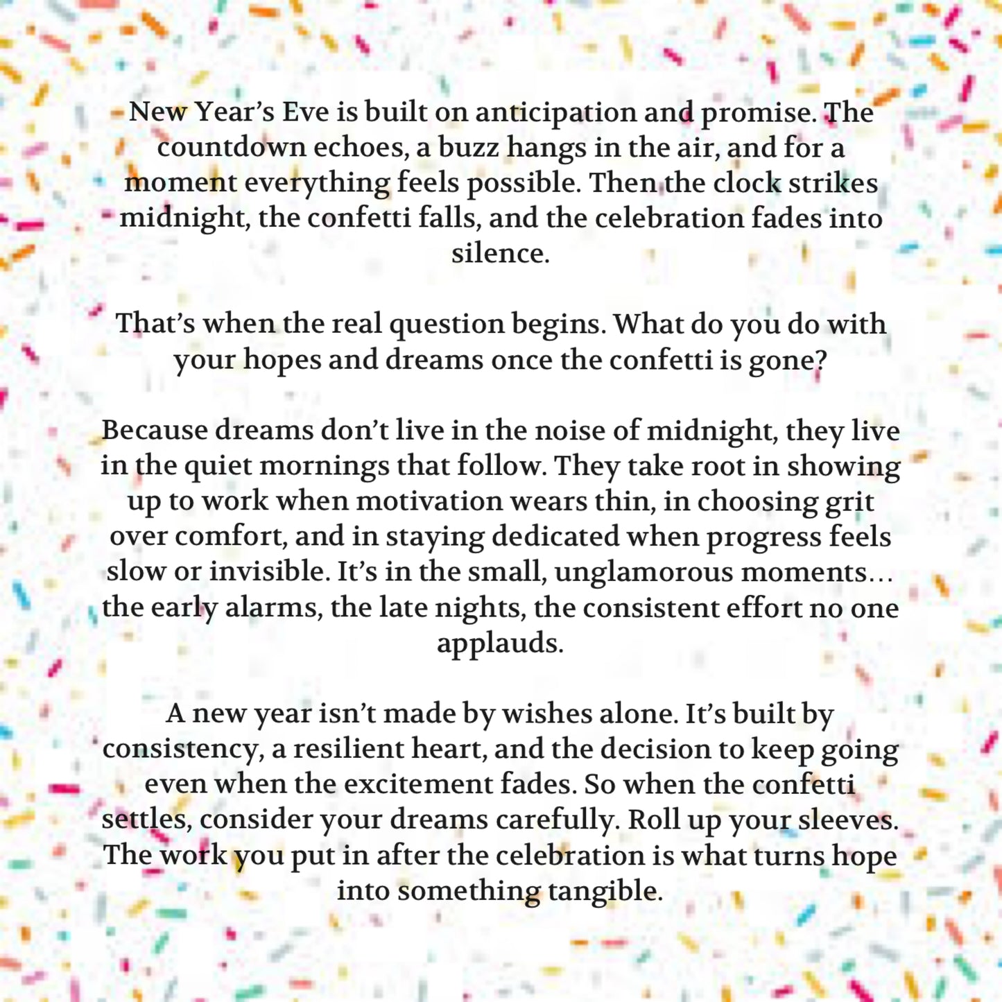 After the Confetti Falls