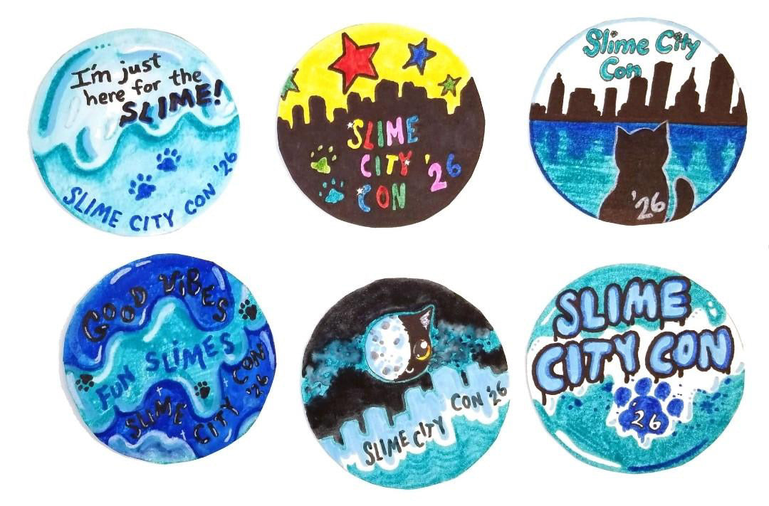 Sandy Slimes Slimecon Exclusive 2”Vinyl Waterproof Stickers