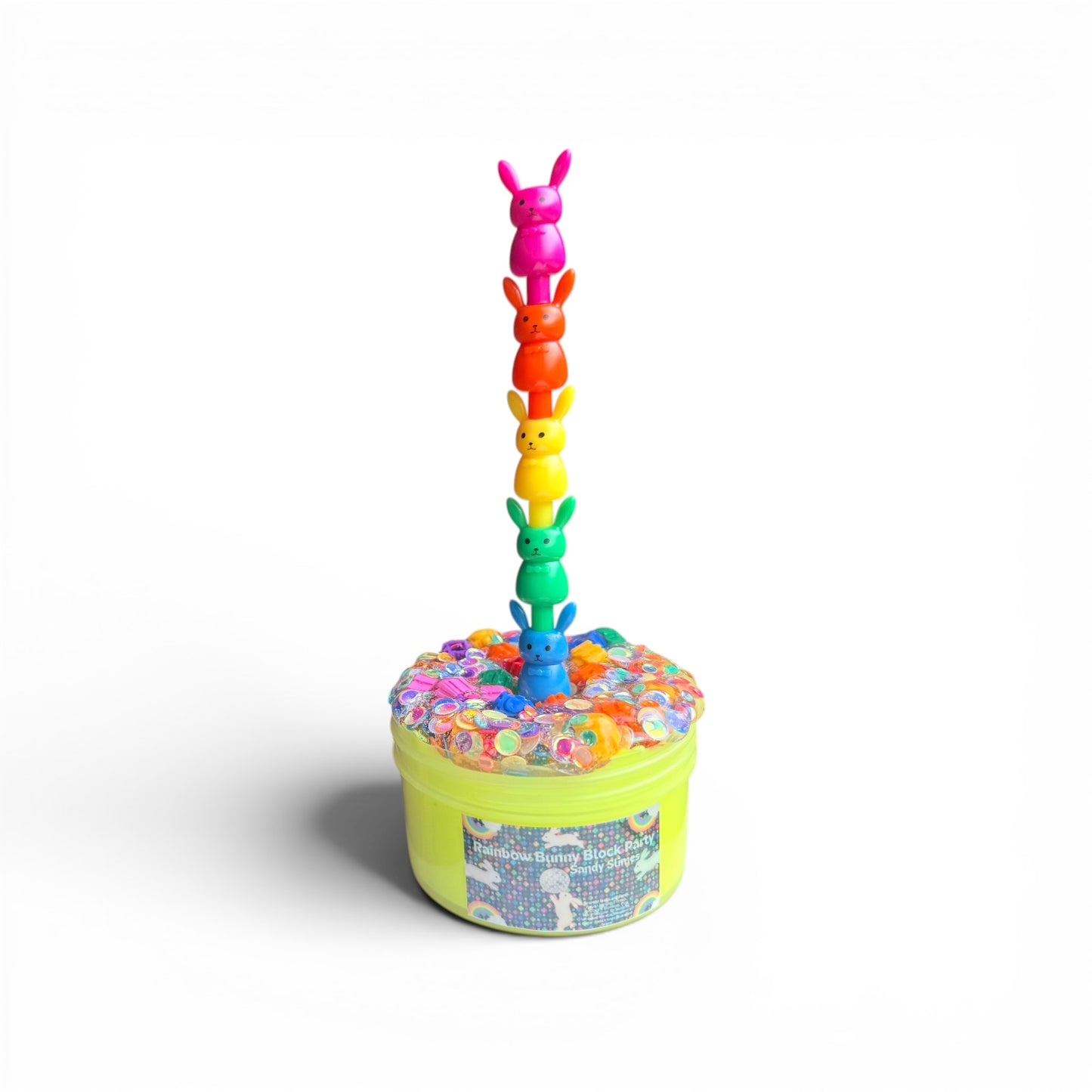 Rainbow Bunny Block Party