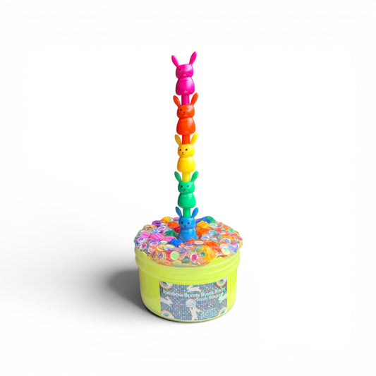 Rainbow Bunny Block Party
